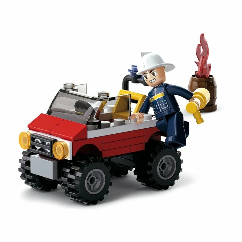 Sluban 0621 - Fire Brigade Emergency Vehicle - New - Image 1 of 1