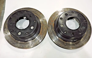 NEW PFC rotors & hats 11.125" OD  2.125" offset pair  1 1/4" NICE NASCAR ARCA - Picture 1 of 9