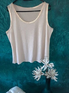 💜 SHIRT TOP GOLD CREME XL 44 WIE NEU - Bild 1 von 3