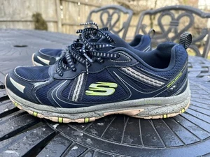 Skechers Women's Hillcrest Vast Adventure Navy/Grey Trail Sneakers Size 8 - Picture 1 of 7
