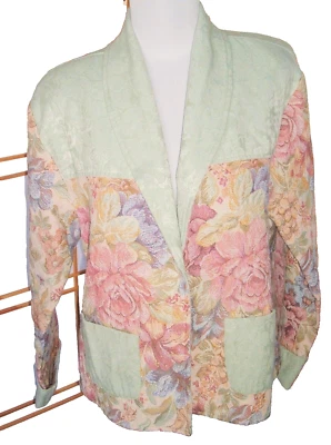 Chaqueta De Colección 14 Melissa Colección Tapiz Brocado Floral Cottagecore Blazer Boho Foto 1 de 4