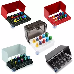 NEW Dental Drill Guide and Implant Positioning Kit Titanium Guided Surgery Pins - Foto 1 di 13