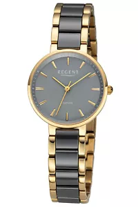 Regent Ladies Watch Ceramic Gold/Grey 12211130 - Picture 1 of 2