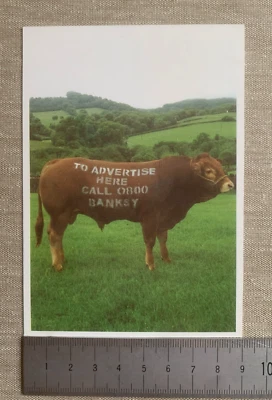 BANKSY TURF WAR POSTAL ORIGINAL 2003 Foto 1 de 4