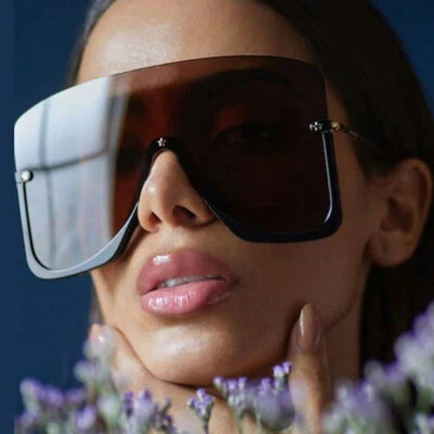 Übergroße riesige XXL Piloten Sonnenbrille Mode Damen Outdoor Sonnenbrillen B... - Bild 1 von 4