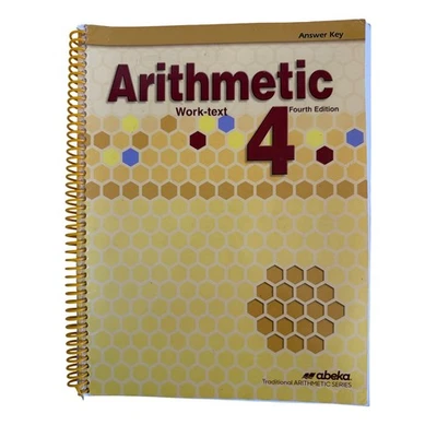Abeka Arithmetic 4 Work-Text Answr Key Trad. Arithmetic Series Fourth Edition - Image 1 of 2