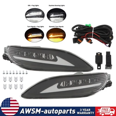 2*For 2005-2008 Toyota Corolla 2002-2004 Camry LED Fog Lights Bumper Lamps Foto 1 de 4