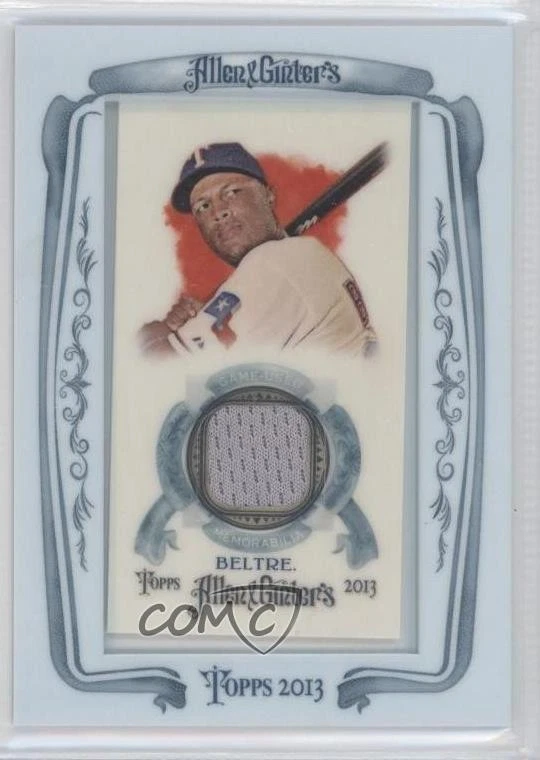 2013 Topps Allen & Ginter's Framed Mini Relics Adrian Beltre #AGR-ABT HOF - Image 1 of 2