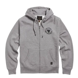 Felpa full zip originale Triumph Digby grigio chiaro msws21016 - Imagen 1 de 4