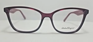 Salvatore Ferragamo SF2918 612 Eyeglasses Transparent Burgundy 55 - 16 - 140 - Picture 1 of 8