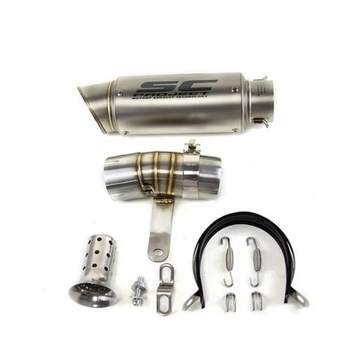 Silenciadores de tubo de escape deslizables de 60,5 mm para BMW S1000RR 2019-2025 S1000R 2021-2025 Foto 1 de 4