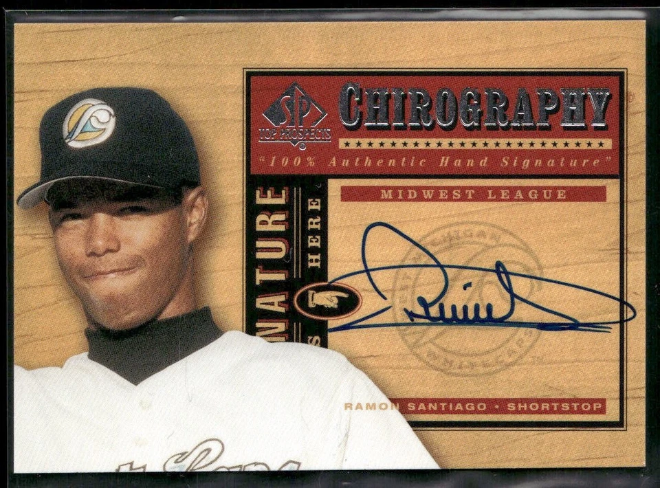 2001 SP Top Prospects #RS Ramon Santiago Chirography - Image 1 of 2