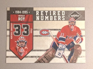 Patrick Roy 2010-11 Panini Limited Retired Numbers #6 Montreal Habs 039/199 - Picture 1 of 2