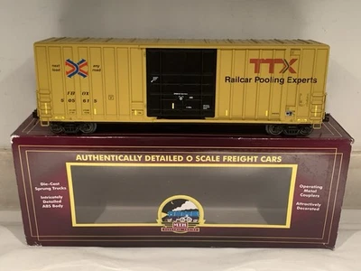 MTH PREMIER TTX 50’ HIGH CUBE BOX CAR 20-93767! O SCALE FREIGHT HI - Image 1 of 4
