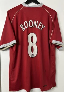 Manchester United 2006 2007 Rooney HOME FOOTBALL FUSSBALL TRIKOT NIKE 146814 Gr. M - Bild 1 von 13