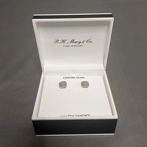 Neu R.H. Macy & Co feiner Schmuck 1/10 cttw Diamant Ohrringe  - Bild 1 von 10