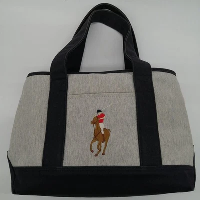 Bolso de Mano Número de Modelo Gris x Azul Marino POLO RALPH LAUREN - Imagen 1 de 4