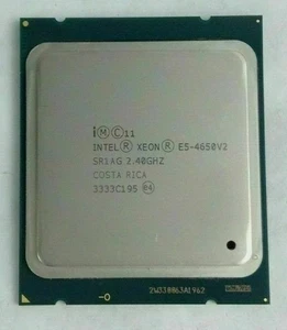 Intel Xeon E5-4650 V2 LGA 2011 Server CPU Processor SR1AG 2.40GHZ 10Core - Picture 1 of 3