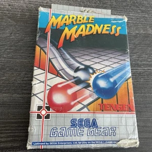 Sega Game Gear Marble Madness CIB | See Photos | Comes With Box Protector - Picture 1 of 11