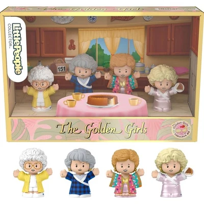 Juego de figuras del 40 aniversario de The Golden Girls Late Night Cheesecake en una displ... Foto 1 de 4