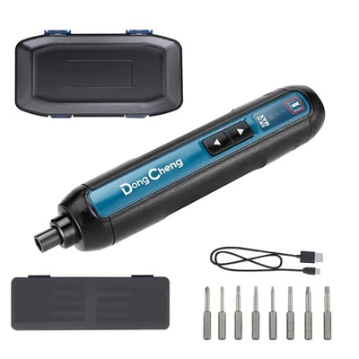 DongCheng Mini Akkuschrauber 4V, 2000mAh Akku, 5Nm, LED Licht, 8 S2 Bits,... - Bild 1 von 4