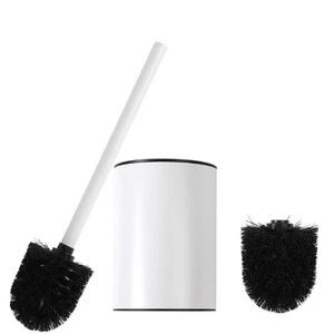 Toilet Brush and Holder White, Compact Size Toilet Bowl Cleaner Brush, RV Toi... - Picture 1 of 7