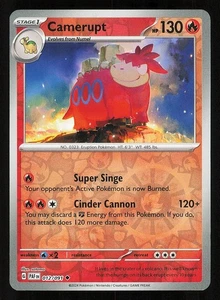 Camerupt 012/091 Reverse Holo Near Mint Pokemon TCG S&V Paldean Fates PAF - Picture 1 of 1