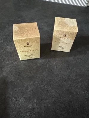 2 Thymes Gingerbread Candle 60g 2oz Aromatic Votive Glass In Box  Holiday - Image 1 of 4