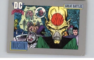 DC Comics Great Battles Invasion #154 Dominators Alien Threat 1992 Series Card - Imagen 1 de 2