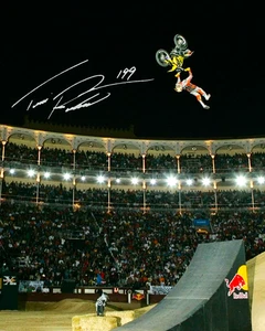 Foto 8"x10" autógrafo autografiado motocross estilo libre reimpresión firmada por Travis Pastrana - Imagen 1 de 1