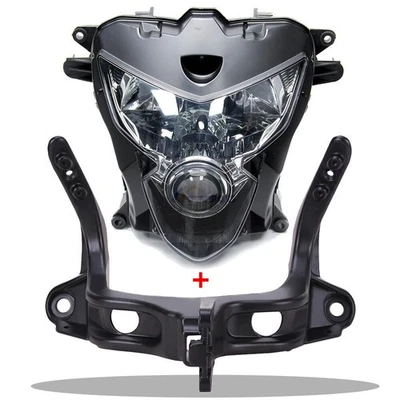 Faro delantero + soporte de carenado superior para Suzuki GSXR600 GSXR750 2004-2005 Foto 1 de 4