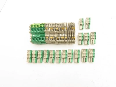 Weidmuller ZDT 2,5/2 PE Double Tier Terminal Block Cross Connector Lot of 18 - Image 1 of 4