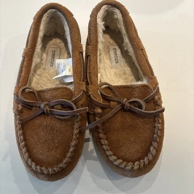 CORTES DE TRIPULACIÓN IMITACIÓN PIEL DE OVEJA MOCASINES ALBERGUE DURMIENTES NIÑOS Talla 3 NUEVO Foto 1 de 4