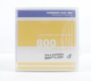 Lot 5 New Sealed Tandberg LTO Ultrium 4 800GB Data Cartridge - Picture 1 of 3
