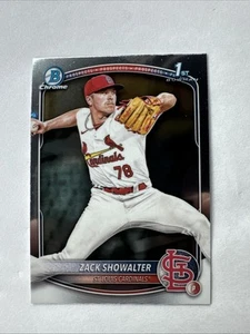 2025 Bowman Chrome Zack Showalter 1st Bowman #BCP-74 St. Louis Cardinals - Picture 1 of 2