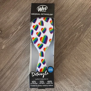 NEU Nassbürste Original Detangler Limited Edition Rainbow Hearts Pride - Bild 1 von 7