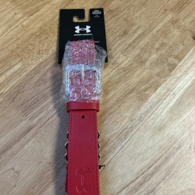 Cinturón de béisbol ajustable Under Armour para jóvenes niños se adapta hasta 36" rojo 1252085 Foto 1 de 4