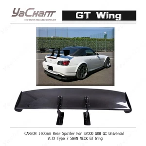 CARBON Spoiler For Universal VLTX Type 7 SWAN NECK 160cm GT Wing S2000 GRB Civic - Bild 1 von 23