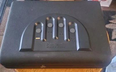 Pistola digital GunVault Microvault XL segura MVB1000 excelente caja fuerte para huellas dactilares Foto 1 de 4