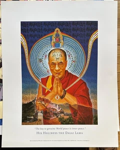 Dalai Lama by Alex Grey 2017 - Picture 1 of 1