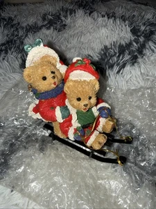 Cornerstone Creations Schlittenreiten Teddybären - Bild 1 von 4