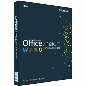 Microsoft Office for Mac Home and Business 2011 Full Version w/ 3 Product Keys - Picture 1 of 1