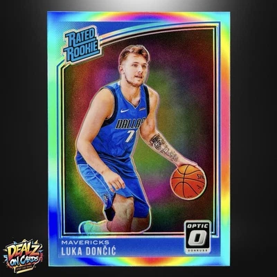 Panini Donruss Optic Luka Doncic 2018 clasificación Rookie Silver Holo refractor RC #177 Foto 1 de 4