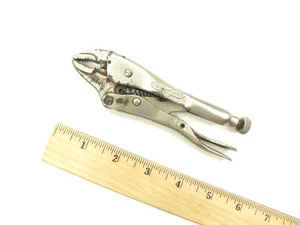 VISE GRIP TOOLS 5" CURVED JAW LOCKING PLIERS MADE IN USA - 5WR - VICE GRIPS - Picture 1 of 12