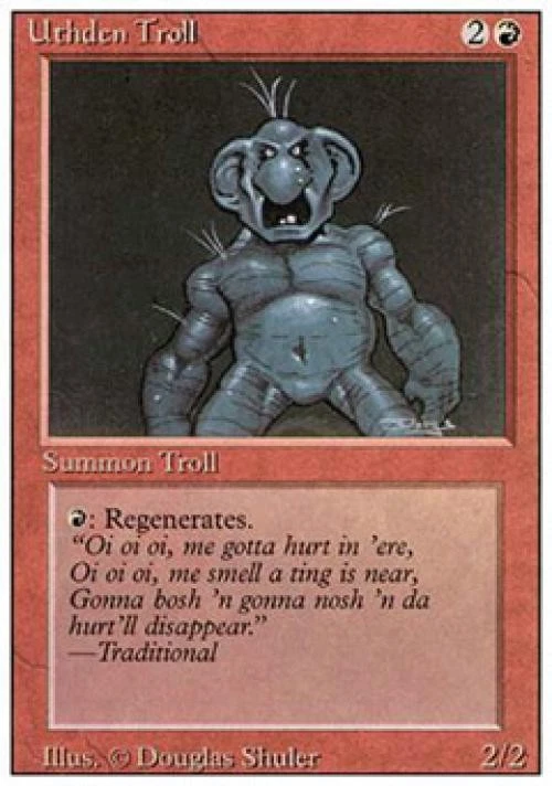 Uthden Troll - Light Play MTG Revised - Image 1 of 1