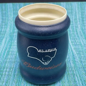 St Louis Cardinals Blue Foam Koozie Can Holder Vtg Football 2001 Draft Budweiser - Picture 1 of 9