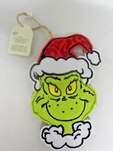 The Grinch Jim Shore Weihnachtsschmuck bestickt FILZ doppelseitig 5,5" hoch - Bild 1 von 7