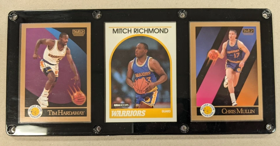 PLACA DE 3 CARTAS DE GOLDEN STATE WARRIORS RUN TMC TIM MITCH CHRIS  Foto 1 de 1