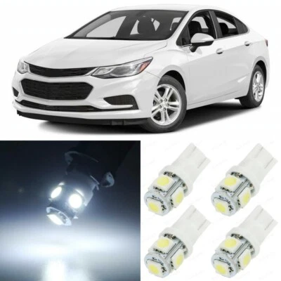 Paquete de 12 luces LED interiores blancas de xenón para Chevy Chevrolet Cruze 2010-2019 Foto 1 de 4