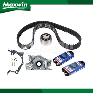 Timing Belt Kit Serpentine Belt Oil Pump fit 98-01 Chevrolet Metro 1.3L L4 - Picture 1 of 6